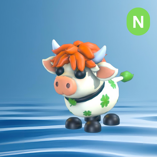 Neon Clover Cow