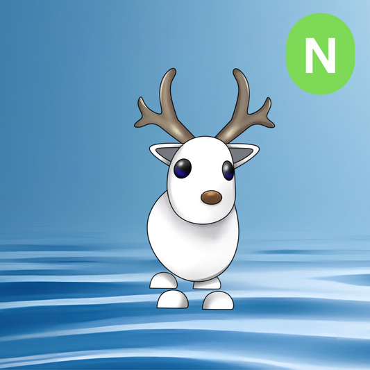 Neon Arctic Reindeer